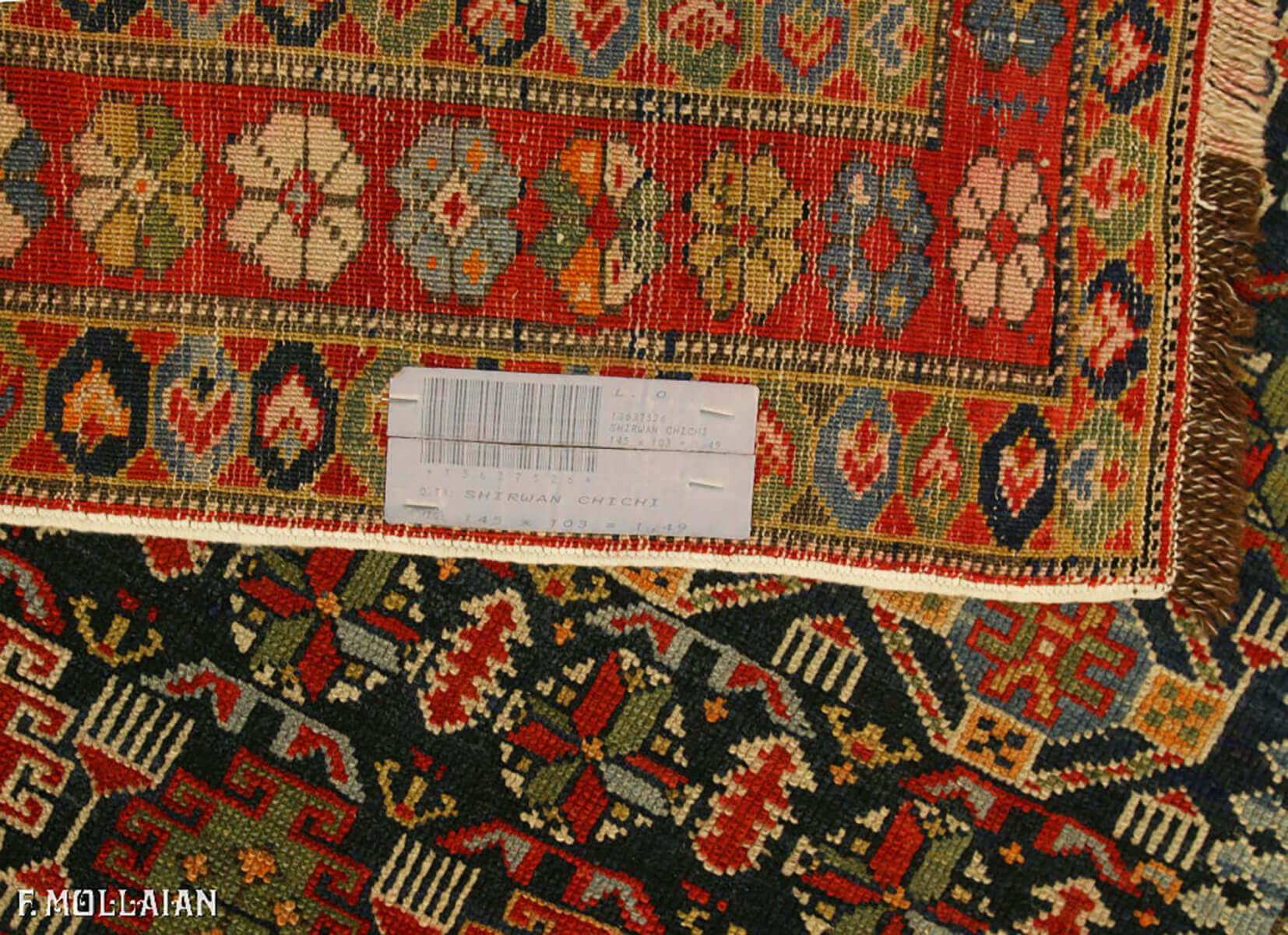A Small Antique Caucasian Shirvan Chichi Rug n°:13637526